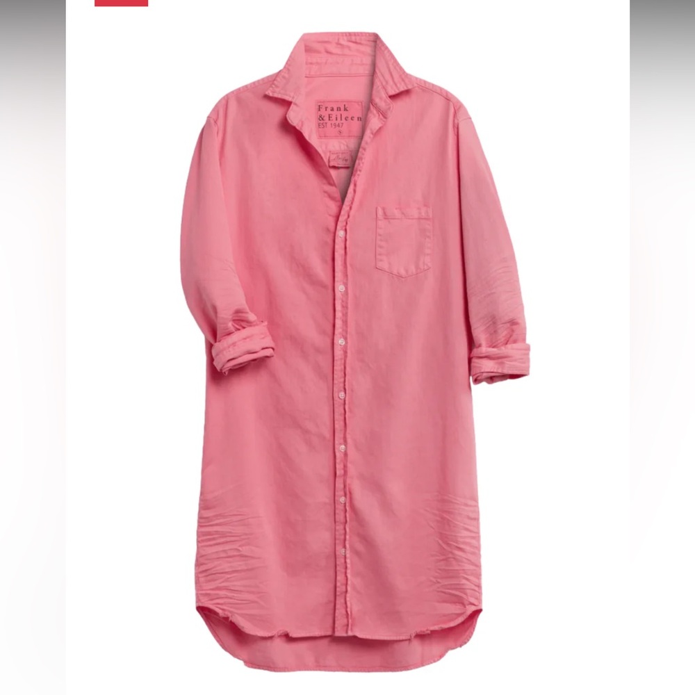 Frank & Eileen Coral shirt dress